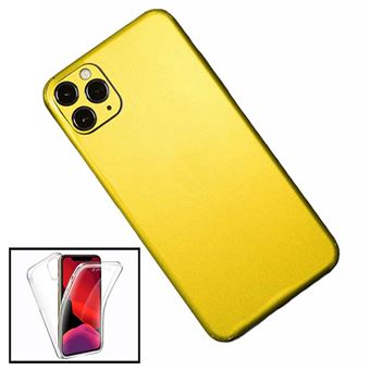 Kit Phonecare | Película Traseira Full-Edged SurfaceStickers + Capa 3x1 360° Impact Protection para iPhone 12 Pro - Ouro - 1