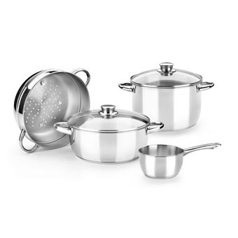 Conjunto de Panelas Monix M450055 | Aço inoxidável - 1