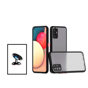 Kit Phonecare Capa Anti Choque Camera Protection + Suporte Magnético de Carro para Oppo Reno5 Z - Preto - 1