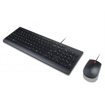 Teclado com Fios + Rato Lenovo 4X30L79897 | Idioma: Alemão | Preto - 1