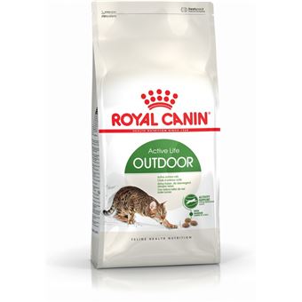 Comida seca para gatos royal canin active life outdoor adulto aves 4 kg - 1