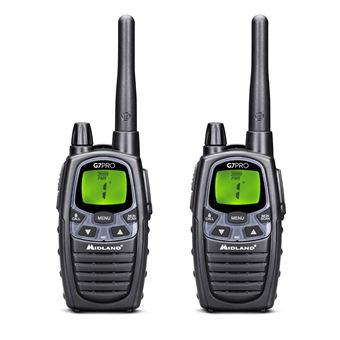 Rádio Two-way Midland G7 Pro Walkie Talkie | Preto - 1