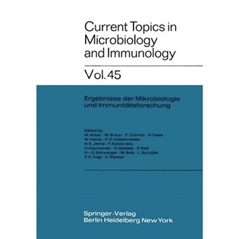 Current Topics in Microbiology and Immunology - Ergebnisse der Mikrobiologie und Immunitatsforschung - Paperback - 2012 - 1