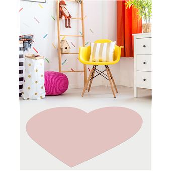 Tapete infantil de vinil VINILIKO Heart | 51x60 cm | PVC liso impresso | Antiderrapante | Lavável | À prova de fogo - 1