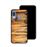 Capa Hapdey para Samsung Galaxy A40 2019 Design Madeira em Silicone Flexível e TPU Preto_2