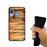Capa Hapdey para Samsung Galaxy A40 2019 Design Madeira em Silicone Flexível e TPU Preto_3