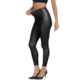 Leggings de Cintura Subida Mormark NEROFIT | Pele Sintética Efeito Couro| S/M - 1