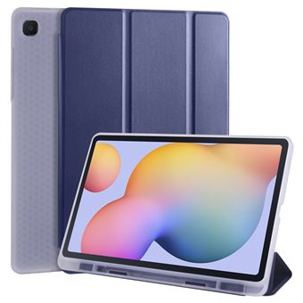 Capa Magunivers Pu com Porta Tripla e Porta Caneta Azul para Samsung Galaxy Tab S6 Lite - 1