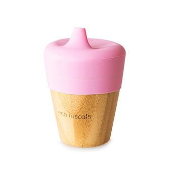 Copo Infantil ECO RASCALS com Bocal | 190 ml - Rosa - 1