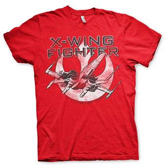 T-shirt X-Wing Fighter | Vermelho | S - 1