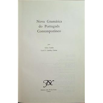 Nova gramática do português contemporâneo. [7.ª edição, encadernação do editor] - 1