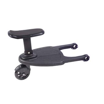 Adaptador Universal com Roda e Assento para Carrinho de Bebé - Preto - 1