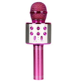 Microfone Karaoke Bluetooth  CO-Phénix - Rosa - 1
