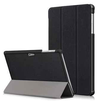 Capa PU com Aleta Tri-Dobra Preto para Microsoft SurFace Go - 1