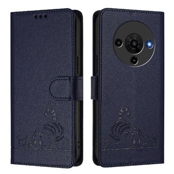 Capa ZURSANA para ZTE Blade A76 5G | Suporte | Bloqueio RFID | Fecho Magnético | Azul - 1