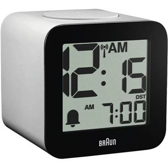 Relógio de Mesa Braun BC25WP-DCF | Preto, Branco - 1