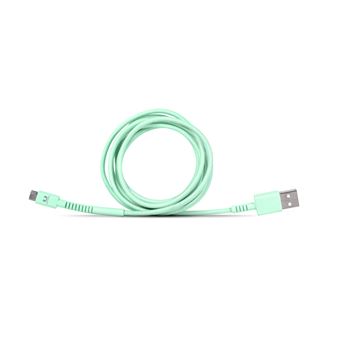 Carregador de Dispositivos Móveis Fresh 'n Rebel Fabriq Micro-USB Cable 1,5m - Peppermint | Camuflagem - 1