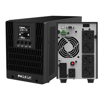 Ups Phasak UPS Smart Pro Online 2000 VA - PH 9220 | Bege - 1