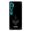 Capa Hapdey para Xiaomi Mi Note 10 - Note 10 Pro - CC9 Pro | Silicone Flexível em TPU | Design Zodíaco Touro - Transparente
