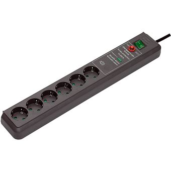 Estabilizador de Corrente Brennenstuhl Secure-Tec Surge Protection 15.000 A | Preto - 1