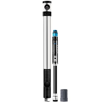 Crankbrothers Klic Hp Gauge + Co2 Bomba de ar de mão Prateado
