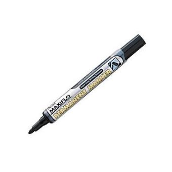 Marcador Permanente Pentel Maxiflo Nlf50 Ponta Cónica Preto - 1