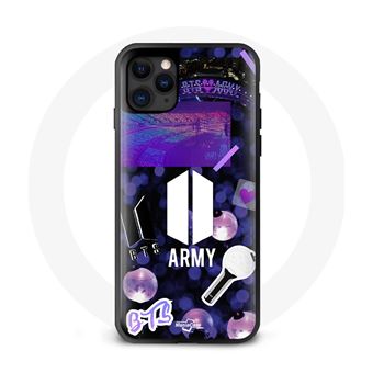 Capa Maniacase para Iphone 12 Mini Bangtan Sonyeondan Bts Logotipo Army Bomb Lightstick - 1