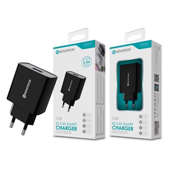 Carregador NOVOTECK C-002 2.4A 1USB 22 - Preto - 1