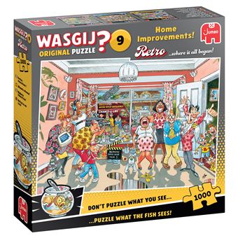 Puzzle Jumbo Wasgij No License Retro Original 9 - Melhorias em casa! (1000 pieces) | 1000 Peças - 1