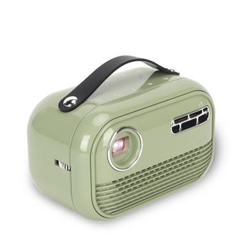 Mini Projetor de Vídeo LED DAM P16 | DLP | 2+16GB | Verde Menta - 1