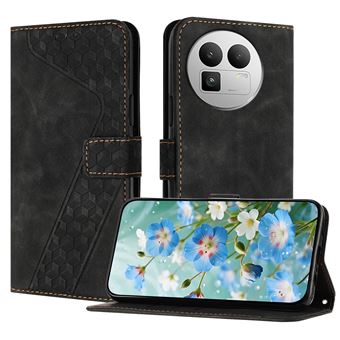 Capa FOXDOCK para Realme GT8 com Fecho Magnético | Resistente a Impactos e Quedas | Compartimentos para Cartões | Preto - 1