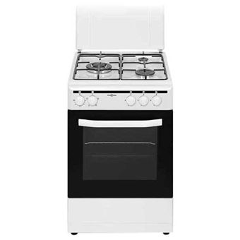Fogão Vitrokitchen CB5535B | 50 cm | 3 Zonas | Branco - 1