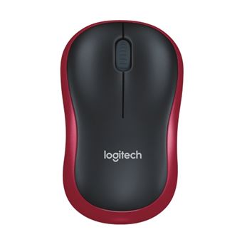 Rato Wireless Logitech M185 | 1000 DPI | Vermelho - 1