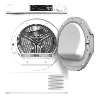 Máquina de Secar Sharp KD-NHA0S6GWE | Carregamento Frontal | 10 Kg | Bomba de Calor | E | Branco - 1