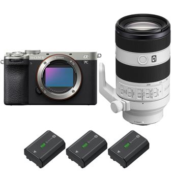 Sony A7C II Silver + FE 70-200mm f/4 Macro G OSS II + 3 Sony NP-FZ100 + PDF MCZ DIRECT - 1