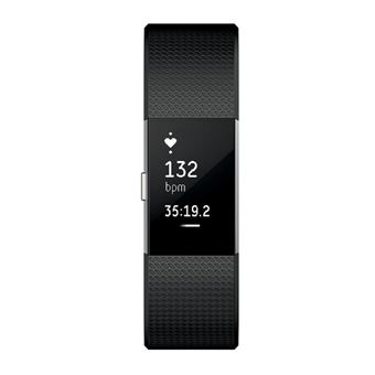 Pulseira de atividade Fitbit Charge 2 | 38mm | pulseira de silicone | Preto - 1