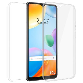 Capa Tumundosmartphone Dupla Transparente PC + TPU Corpo Inteiro 360 para Xiaomi Redmi 10C - 1