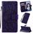 Capa Magunivers PU Girassol com Apoio Roxo para Huawei P20 Lite 2019/Nova 5I_1