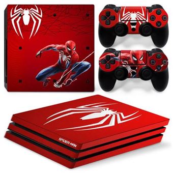 Autocolantes de Proteção Nanlin para Consola e Comando Sony Playstation PS4 Pro - Spiderman #7 - 1