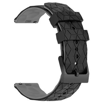 Bracelete Hexatone Antiimpacto para Huawei Watch GT 5 Pro 42mm | Preto e cinzento - 1