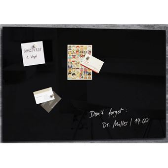 Sigel GL120 quadro magnético Vidro Preto - 1