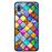 Capa Hapdey para Samsung Galaxy A40 2019 Design Mosaico Gráfico em Silicone Flexível e TPU Preto_0