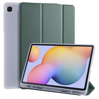Capa Magunivers Pu com Porta Tripla e Porta Caneta Verde para Samsung Galaxy Tab S6 Lite - 1