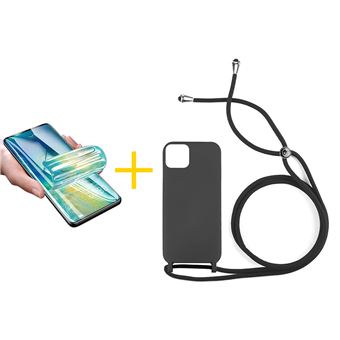 Pack 1 x Película de Hidrogel + Capa skyhe Apple iPhone 16 Pro Gel Rope | Preto - 1