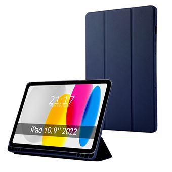 Capa TUMUNDOSMARTPHONE Smart Flip para Apple iPad 10ª geração 10.9 (2022) | Azul - 1
