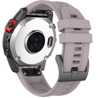 Bracelete em Silicone Antiimpacto com Fecho de Metal para Garmin Fenix 8 Pro | Lavanda - 1