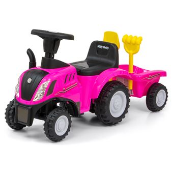 Veículo Ride On Milly Mally New Holland T7 Tractor Pink - 1