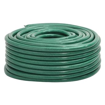 Mangueira de jardim vidaXL | 1'' | 50 m | PVC verde - 1