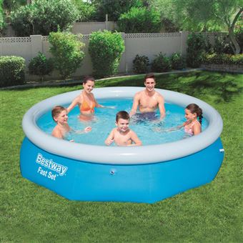 Piscina Insuflável Bestway Fast Set | 305x76 cm | Redonda - 1
