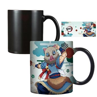 Caneca Termosensível Good Deal Demon Slayer Hashibira Inosuke | 8.2x9.5cm - 1